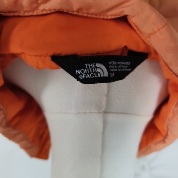 Men's The North Face Quilted Jacket Light Orange Sz. Small - Picture 2 of 6